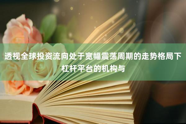透视全球投资流向处于宽幅震荡周期的走势格局下杠杆平台的机构与
